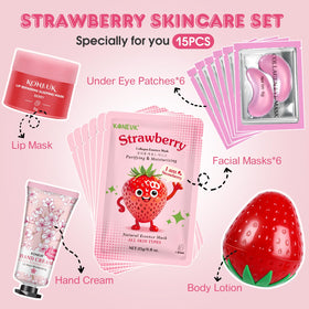 KONEUK close-up of a single hydrating facial mask sachet showing texture and benefit