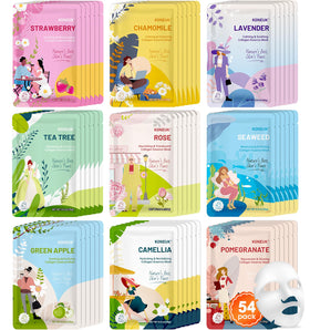 KONEUK front packaging showing the 54-pack variety and attractive artwork
