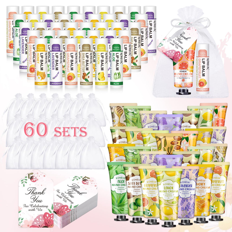 KONEUK front packaging showing complete 60-pack set and included items for easy gifting