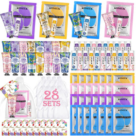 KONEUK front view of entire 84-piece gift set showing neat presentation and convenience