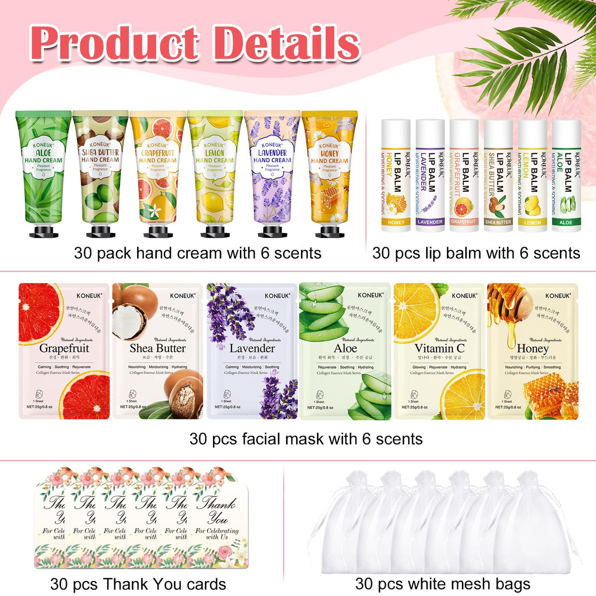 KONEUK guest favor display at a wedding demonstrating elegant presentation
