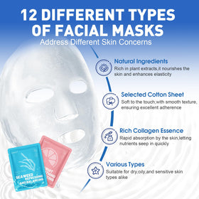 KONEUK individual sheet mask packet close-up highlighting ingredient label benefit