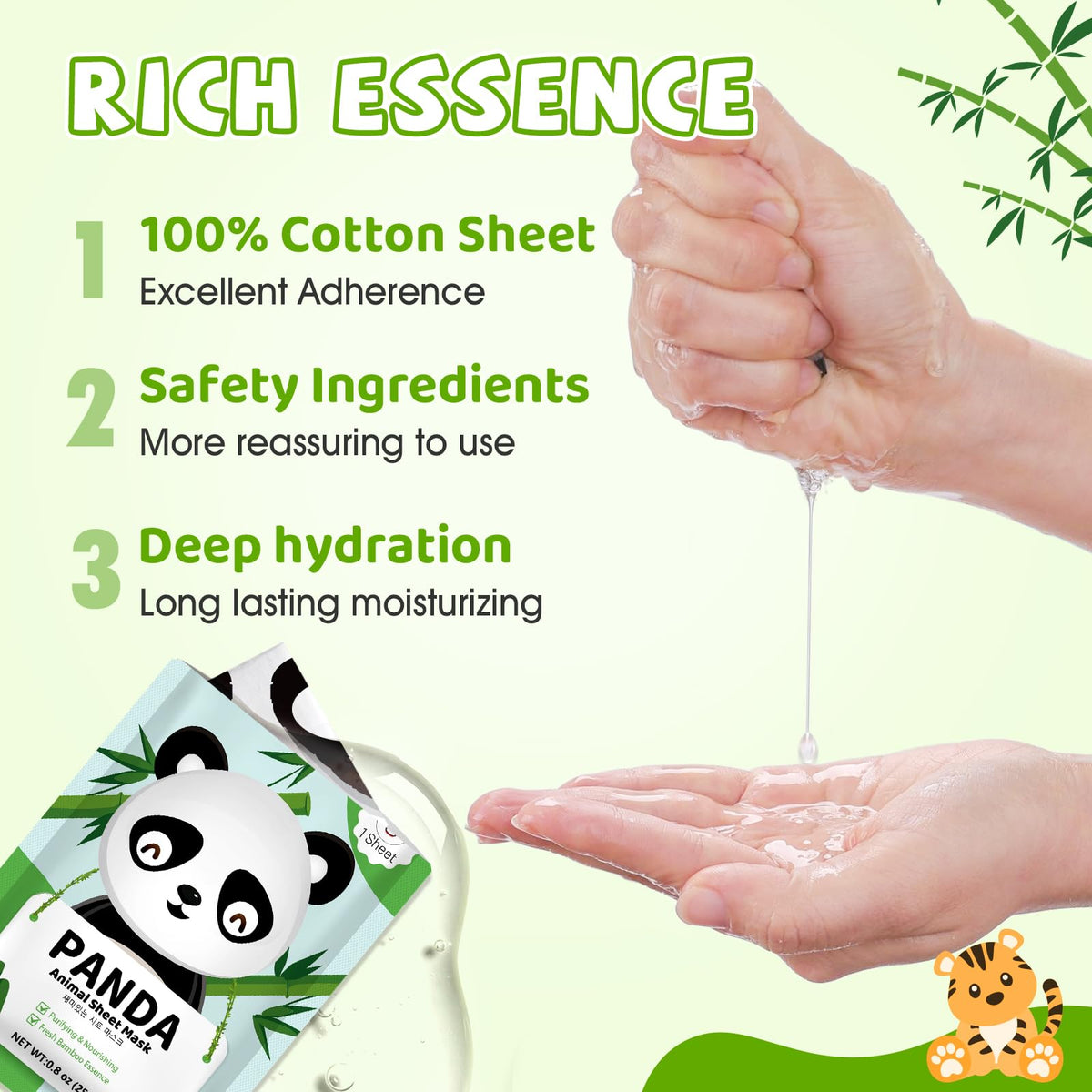 KONEUK individually wrapped mask packet, emphasizing hygienic convenience