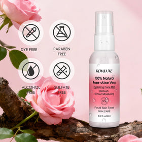 KONEUK ingredient label close-up highlighting clean, alcohol-free formula