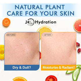 KONEUK mask applied on model demonstrating easy use and instant hydrating sensation