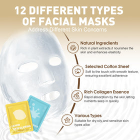 KONEUK sheet mask close-up texture saturated with collagen essence for visible hydration