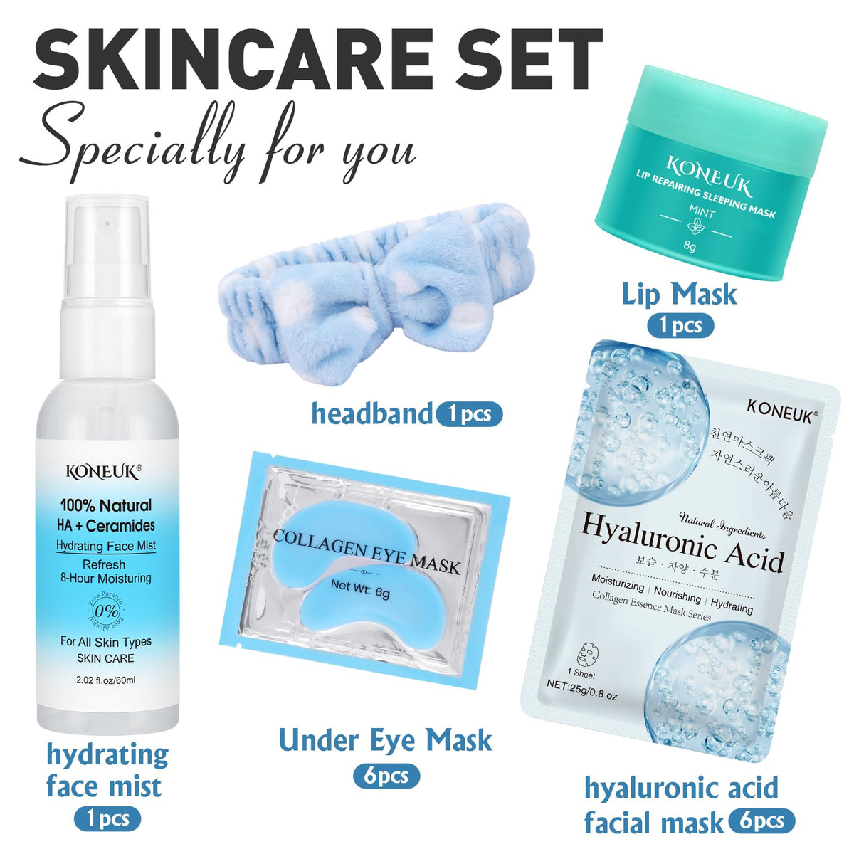 KONEUK sheet mask close-up texture highlighting hydrating essence