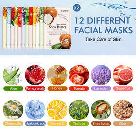 KONEUK close-up of sheet mask texture displaying fine fibers and serum delivery