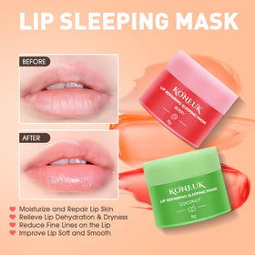 KONEUK open jar close-up revealing creamy texture that hydrates lips