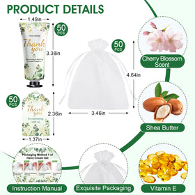 KONEUK organza bag open with hand cream inside for elegant gifting benefits