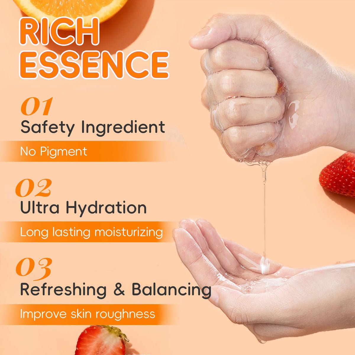 KONEUK mask next to a hand showing scale and travel-friendly compactness benefit
