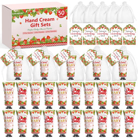 KONEUK strawberry hand cream front packaging showing set contents and bright design for quick gifting