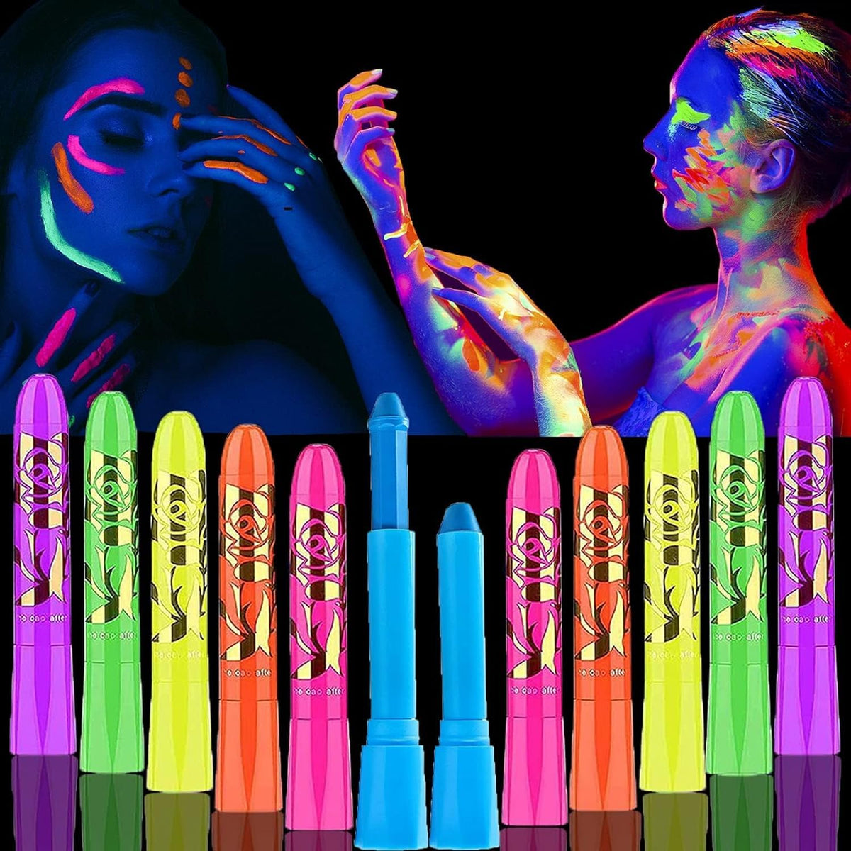 KongJuntzd front packaging showing full 12-piece neon set and kit benefits