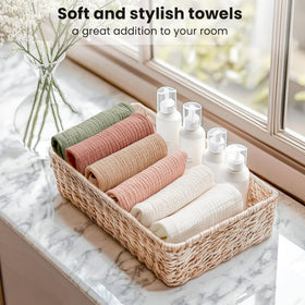 Konssy folded cloths packed in travel bag for on-the-go care