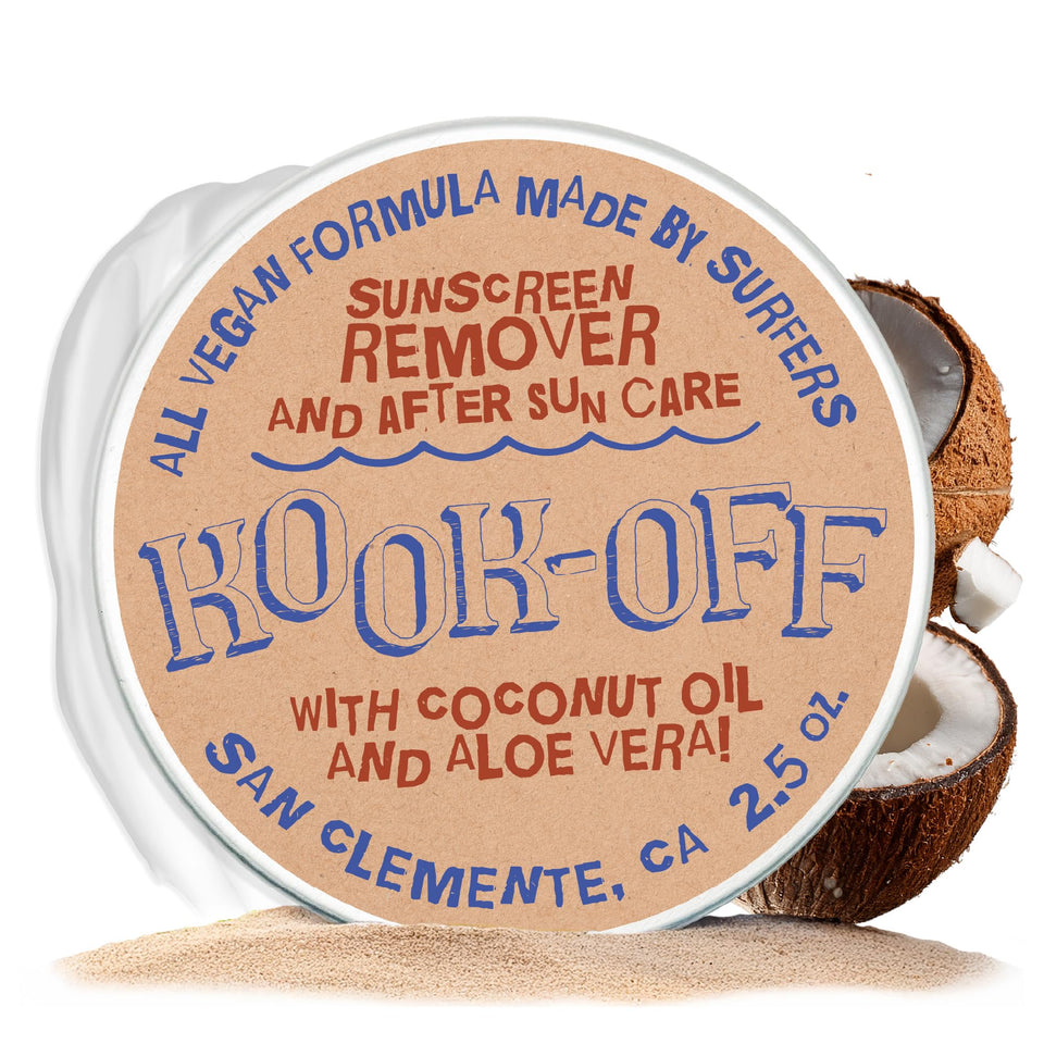 Kook-Off front tin showing compact recyclable packaging and travel convenience