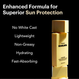 KOOLSOL used as primer before and after makeup for smooth finish benefit
