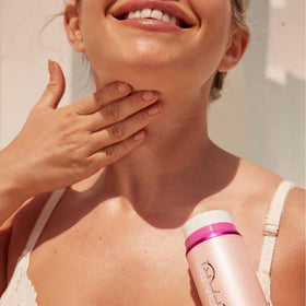 Kopari application on arm demonstrating smoothing effect and immediate hydration