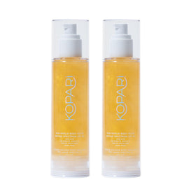 Kopari front packaging showing SPF 50 and shimmering finish for protection