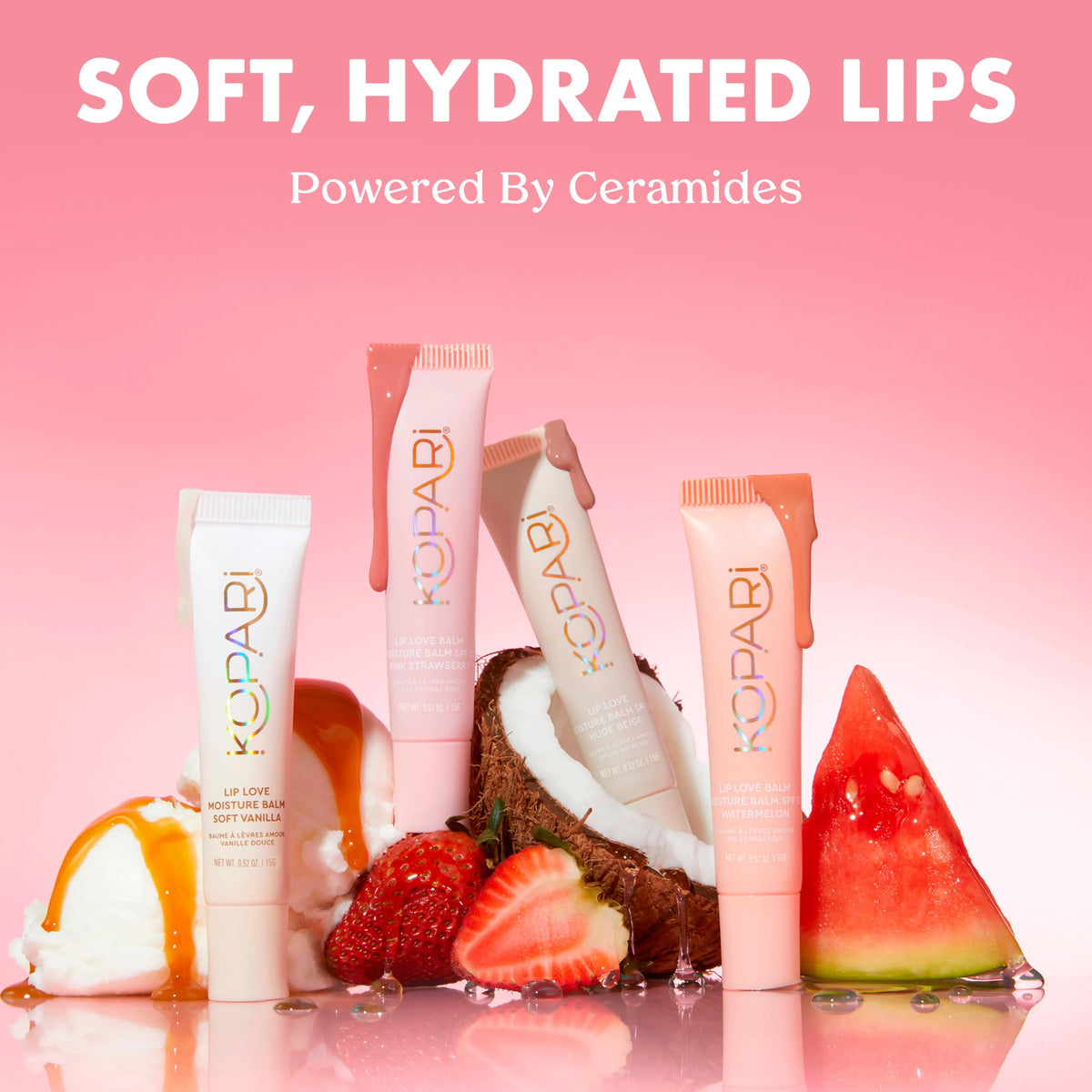 Kopari open cap and balm texture revealing smooth, non-greasy formula