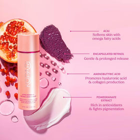 Kopari cream texture swipe highlighting silky finish and quick absorption benefit