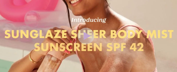 Kopari after-application skin glow demonstrating dewy finish