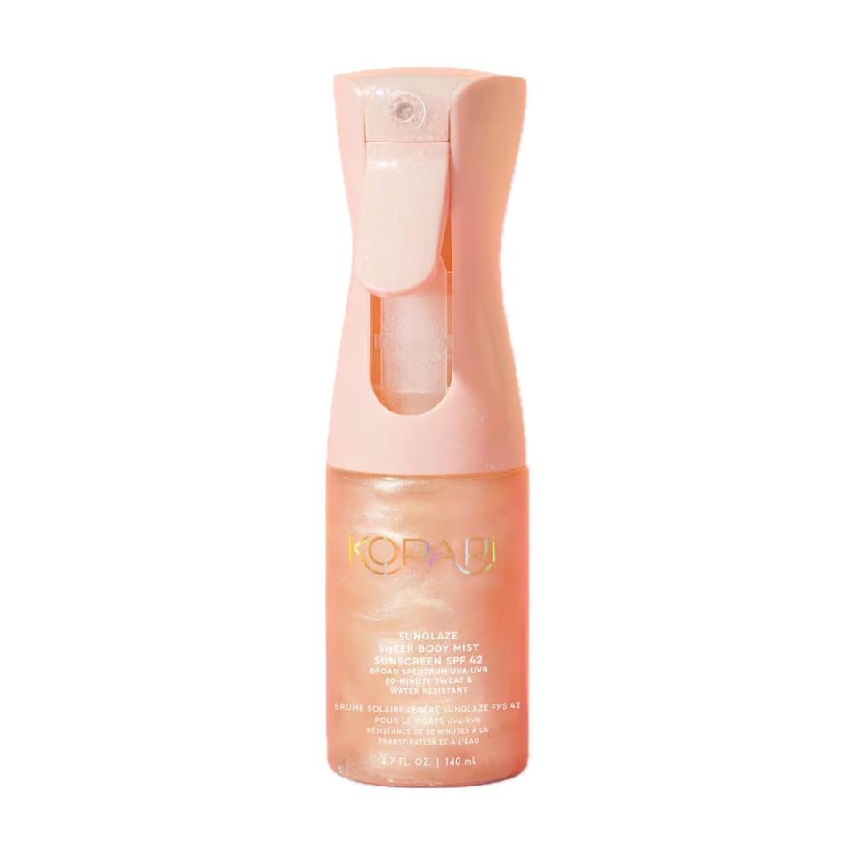 Kopari bottle front view showing SPF and glow benefit