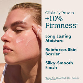 Kopari ingredient label close-up, emphasizes ceramides and hyaluronic acid