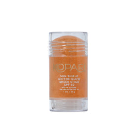 Kopari sun shield front packaging showing SPF 40 convenience and protection