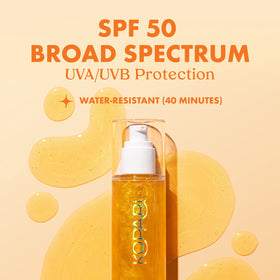 Kopari gel texture close-up highlighting quick absorption benefit