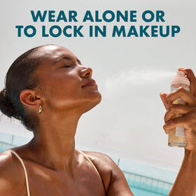 Kopari bottle staged on bathroom counter for daily skincare routine benefit