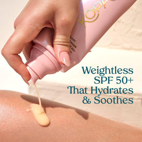 Kopari Sunglaze tube among beach essentials for water-resistant sun care