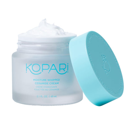 Kopari jar front view showcasing packaging and moisturizing benefits
