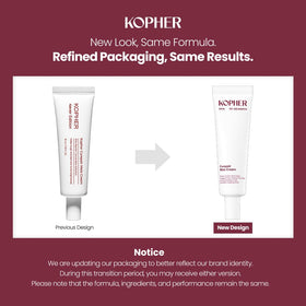 Kopher texture close-up revealing smooth cream consistency for quick absorption