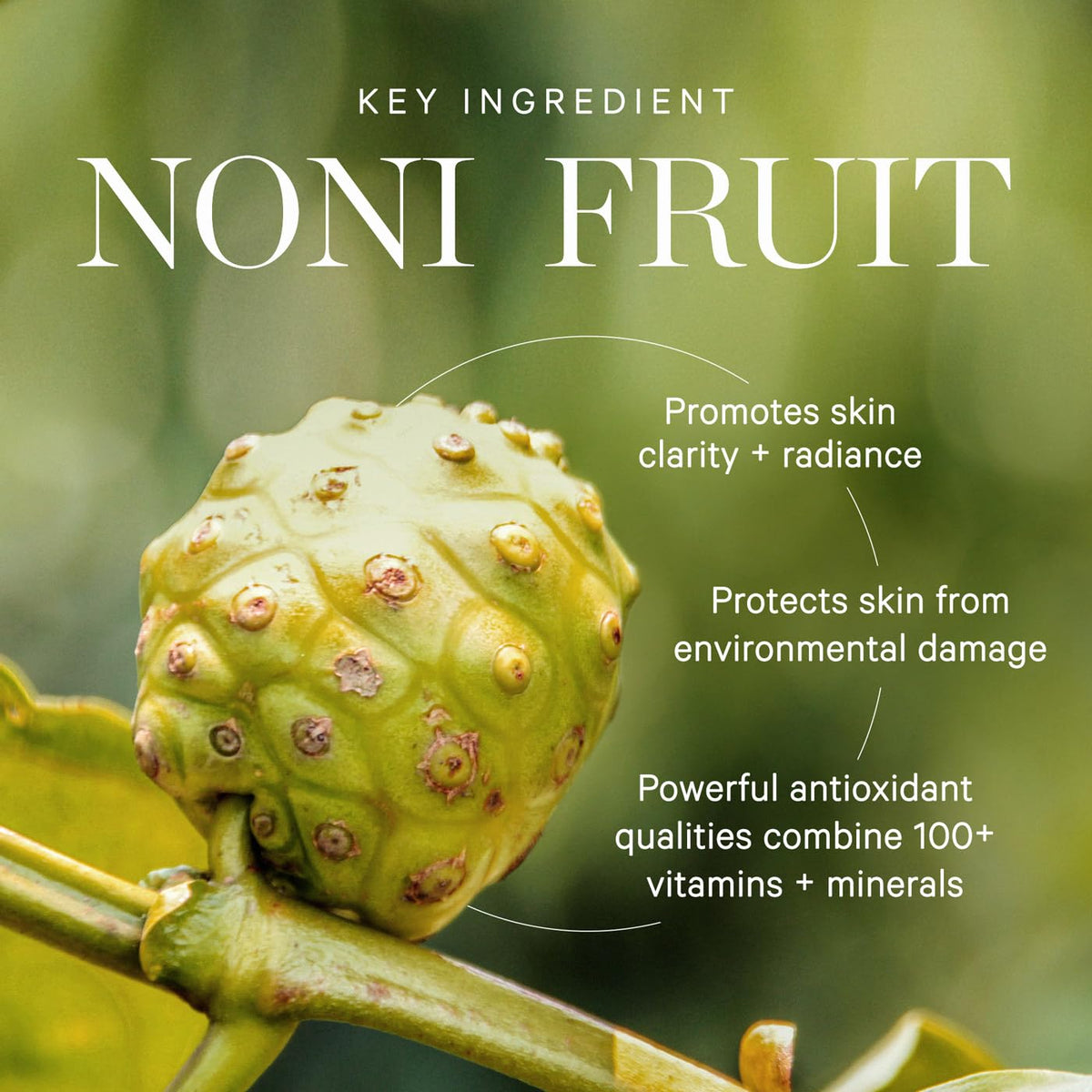 KORA Organics bottle beside gua sha tool, showing enhanced glide and massage benefit