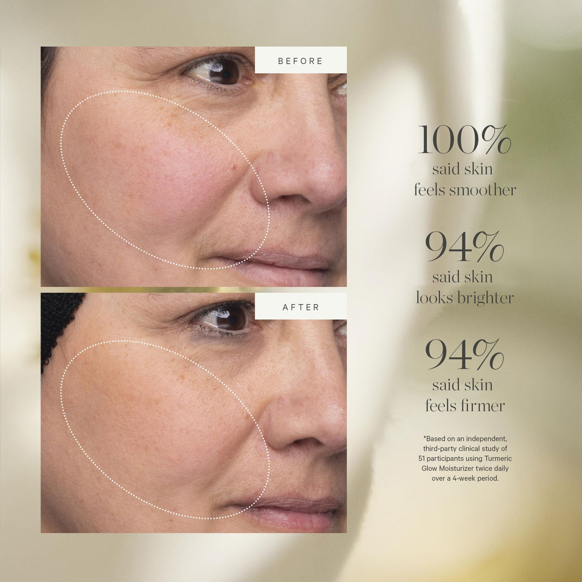 KORA Organics cream texture close-up for smooth hydration