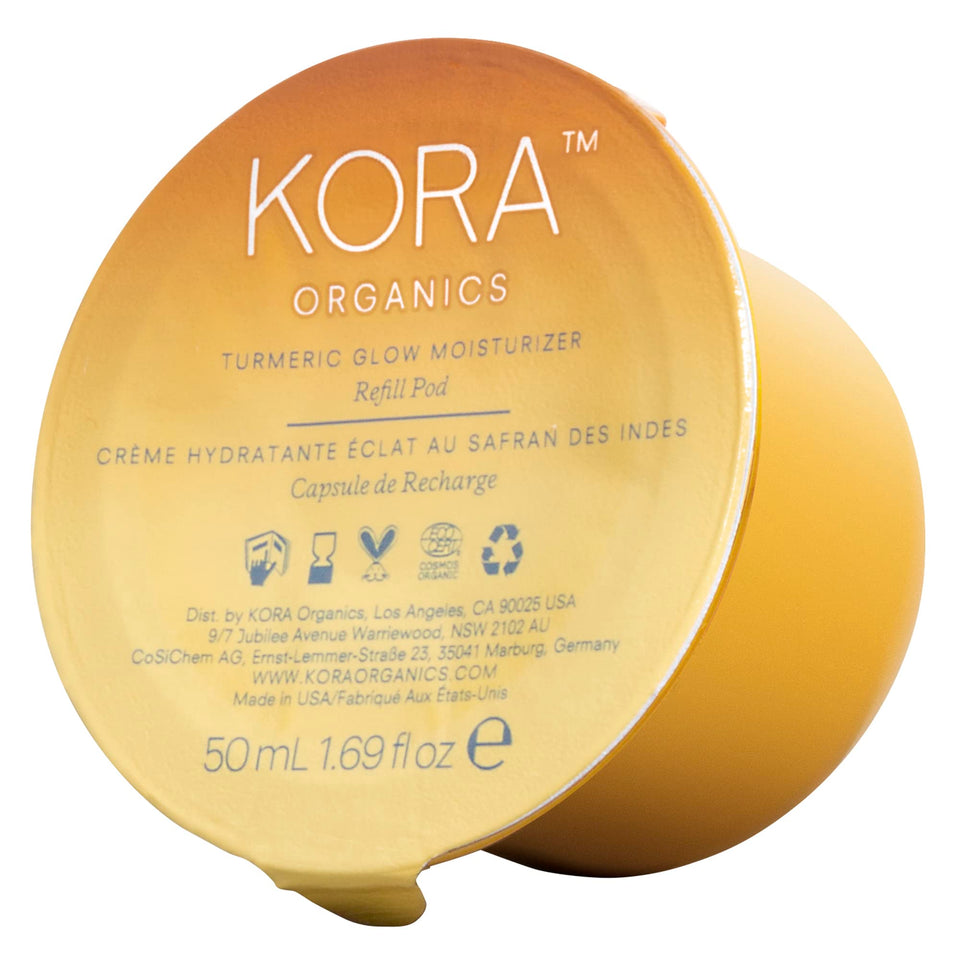 KORA Organics front packaging showing product and benefits