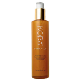 KORA Organics front packaging showing bottle and branding, reveals clean routine benefits
