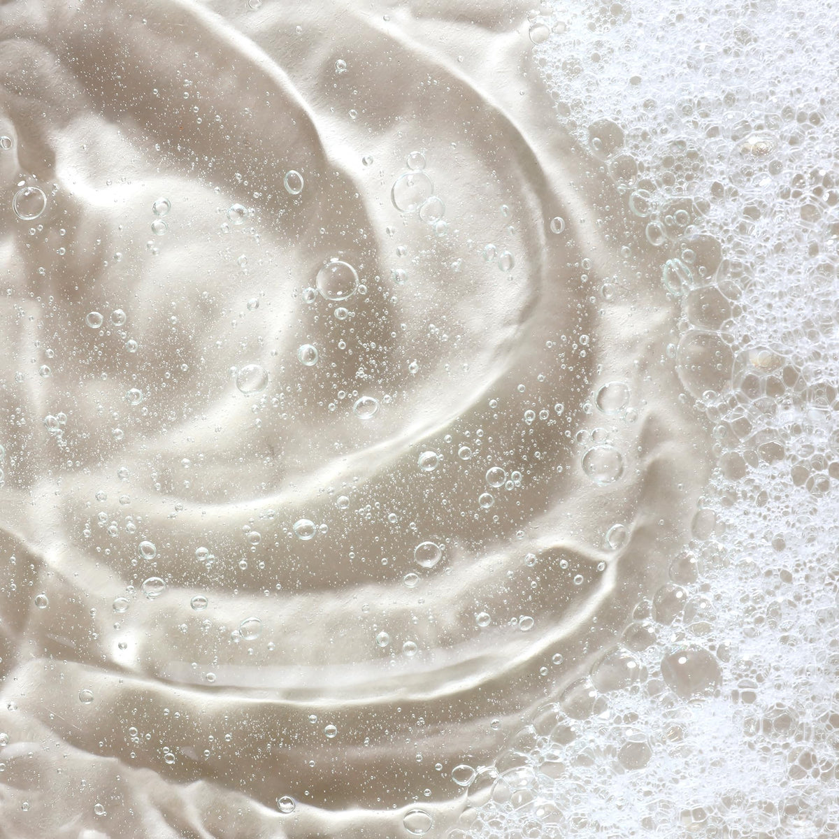 KORA Organics pump action producing airy foam, gentle cleanse for refreshed skin