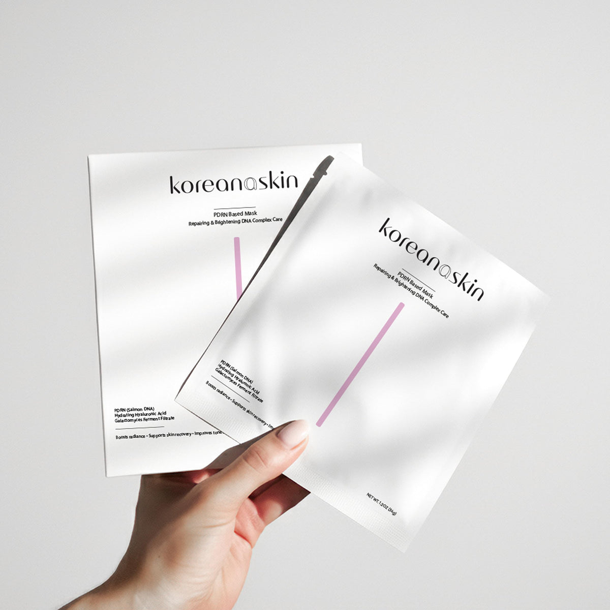 Koreana Skin mask in bathroom spa setting suggesting at-home relaxation