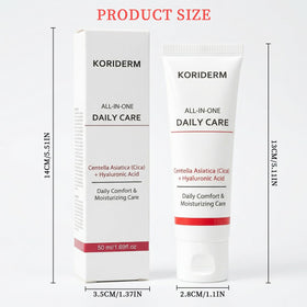 Koriderm bathroom lifestyle scene showing brand in routine and daily comfort