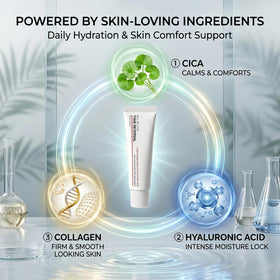 Koriderm Time Reverse Cream cica ingredient bottle highlighting soothing properties