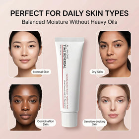 Koriderm Time Reverse Cream in a bedside routine scene suggesting overnight nourishment