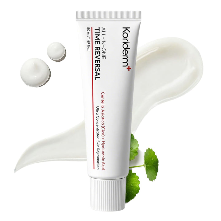 Koriderm Time Reverse front packaging showing product and benefits