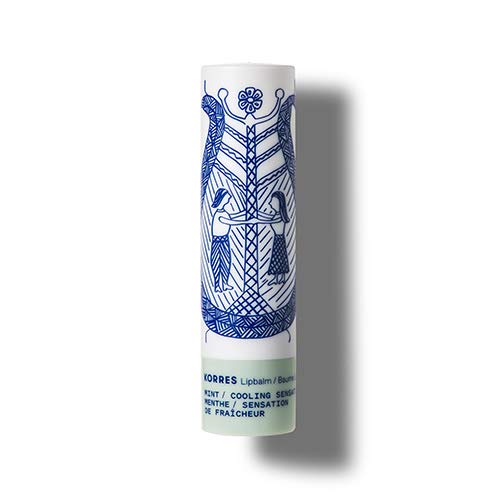 KORRES product label listing botanical ingredients and Greek Hypericum balsam oil benefits