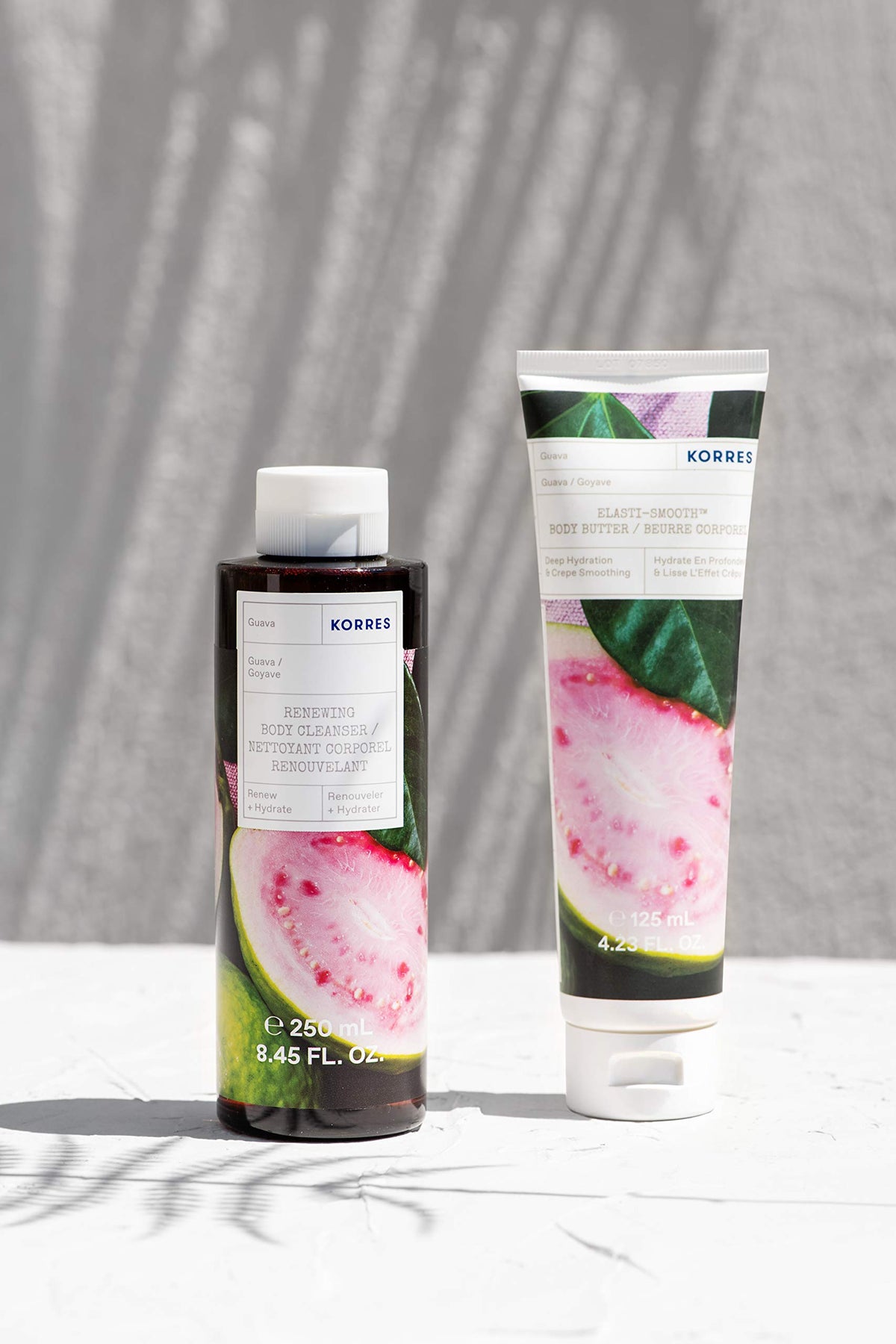 KORRES cream texture close-up highlighting rich shea butter feel and smooth spreadability