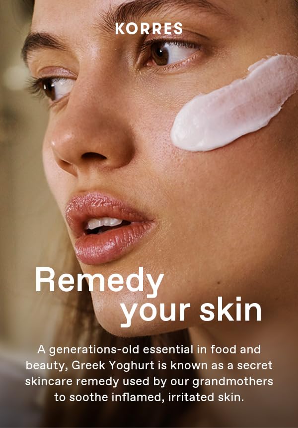 KORRES close-up of the gel texture highlighting lightweight cooling and fast absorption