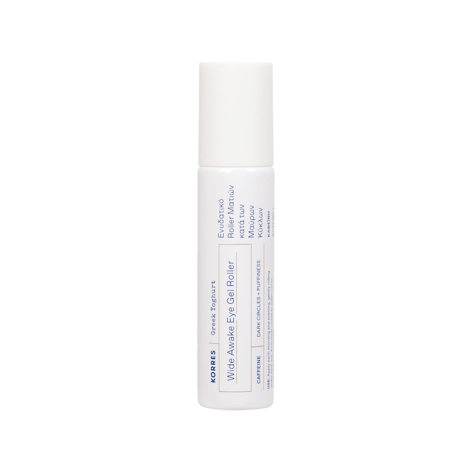 KORRES front packaging showing product and size, highlights clean Greek formula benefits