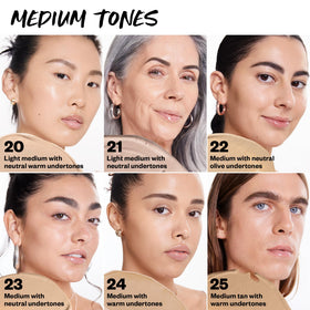Kosas applying BB Burst with fingers demonstrating easy, blendable coverage