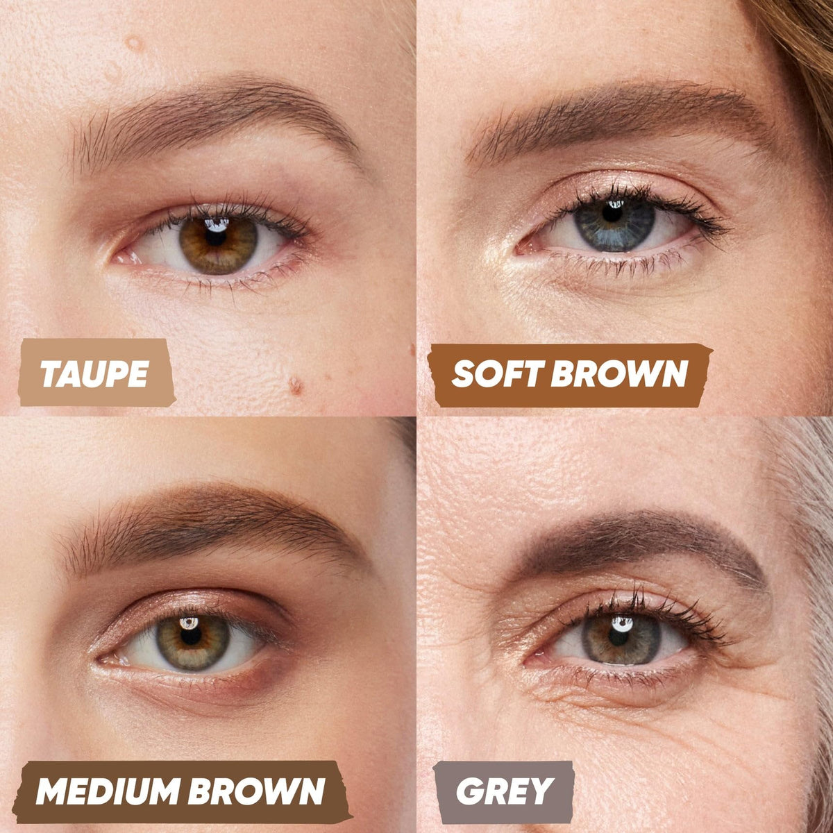 Kosas Brow Pop in hand to show size and comfortable everyday use