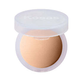 Kosas compact front view showing sleek case and travel-ready convenience